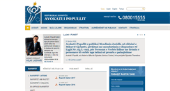 Desktop Screenshot of ombudspersonkosovo.org