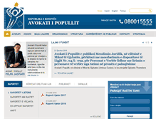 Tablet Screenshot of ombudspersonkosovo.org